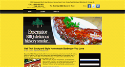 Desktop Screenshot of exsenatorsbbq.net